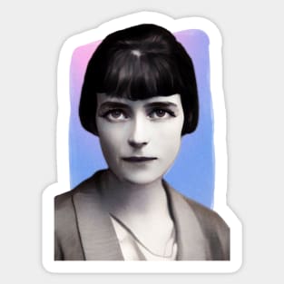 New Zealand Katherine Mansfield illustration Sticker